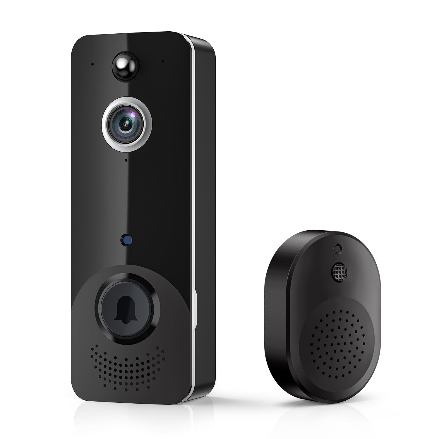 Wireless Video Doorbell with Night Vision & AI Recognition