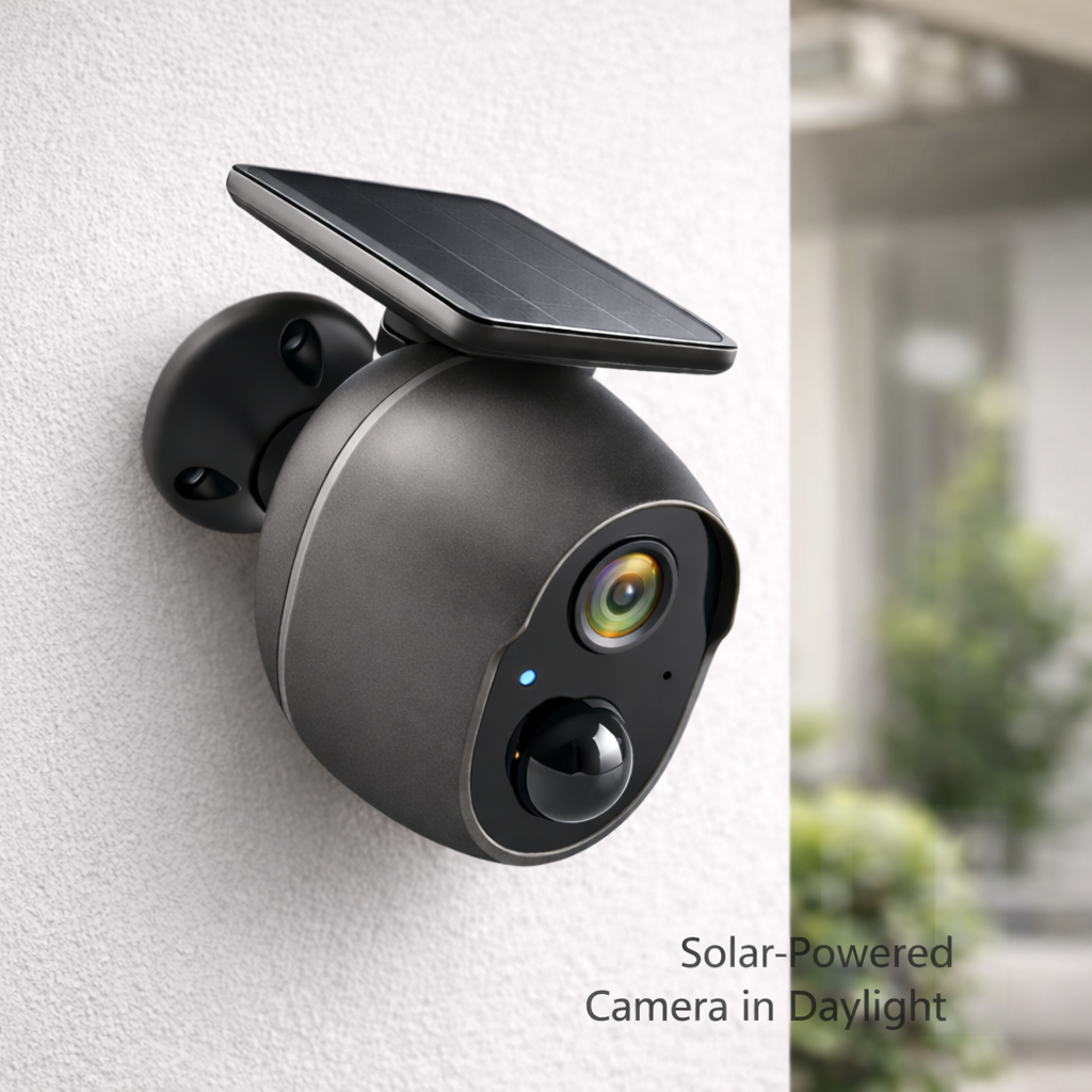 Solar-Powered Security Camera (Wireless)