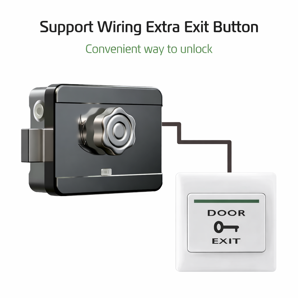 Waterproof Smart Door Lock (Keyless Access)
