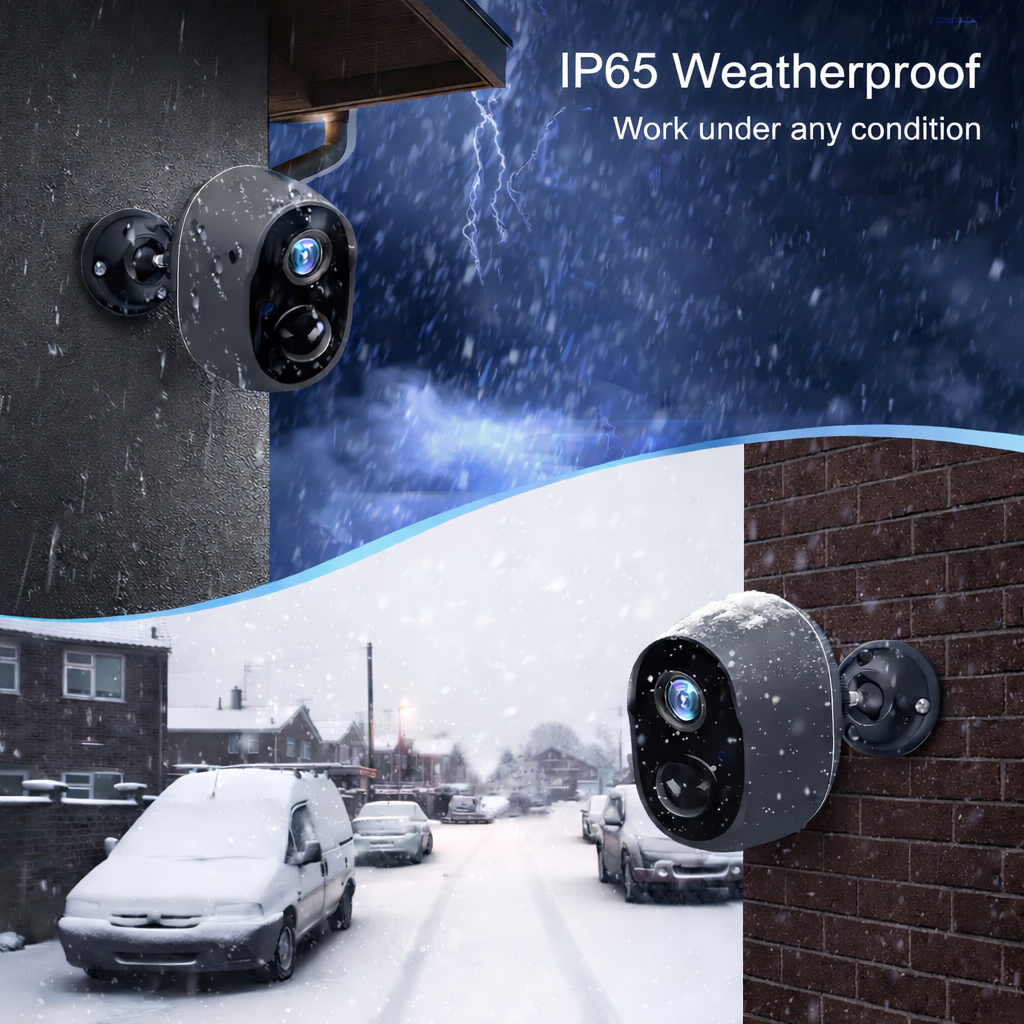 Solar-Powered Security Camera (Wireless)