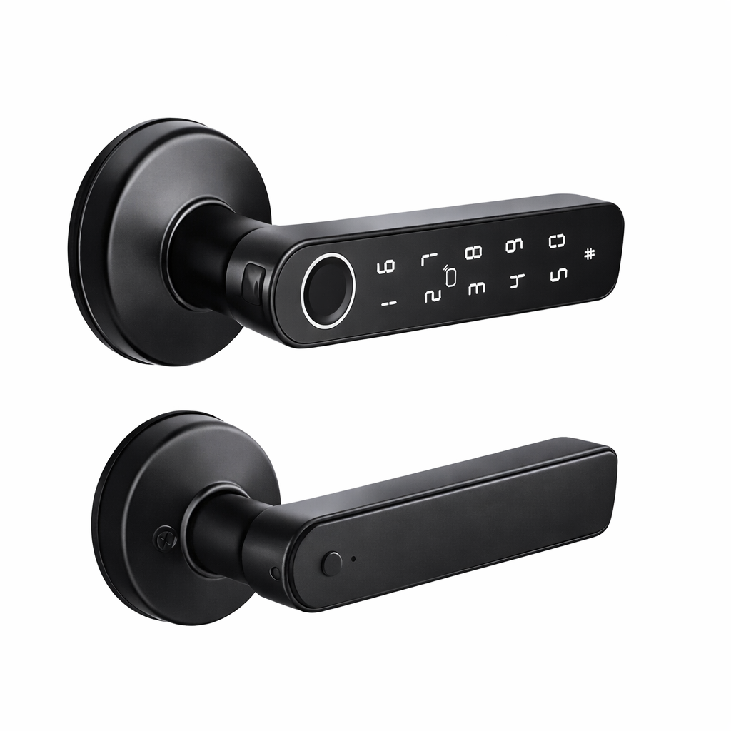 Waterproof Fingerprint Smart Door Lock with Bluetooth & 100 Password Storage (IP65)