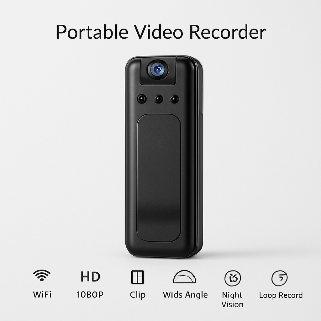 Mini Home Security Camera (1080p WiFi)