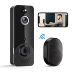 Wireless Video Doorbell with Night Vision & AI Recognition