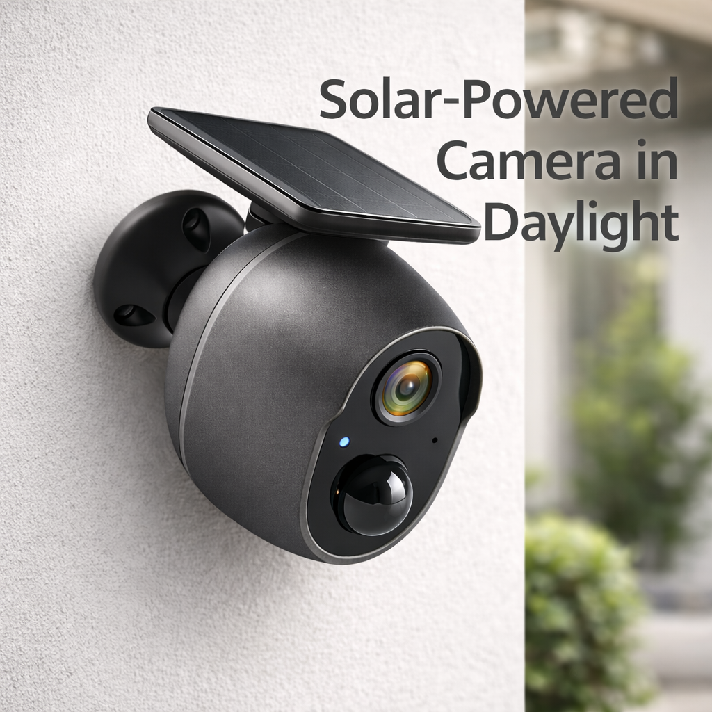 Solar-Powered Security Camera (Wireless)